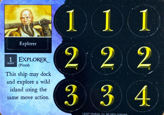 WizKids Pirates CSG at Ocean's Edge 116 Explorer (Pirate)