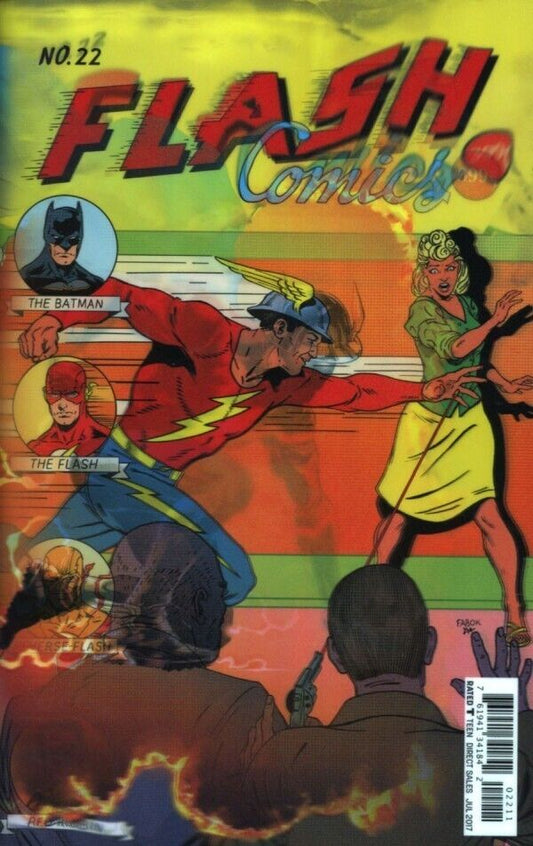 DC Comics The Flash #22 Modern Age 2017 The Button Lenticular Variant