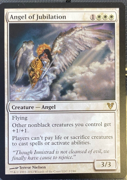 Magic the Gathering (MTG) Angel of Jubilation Avacyn Restored