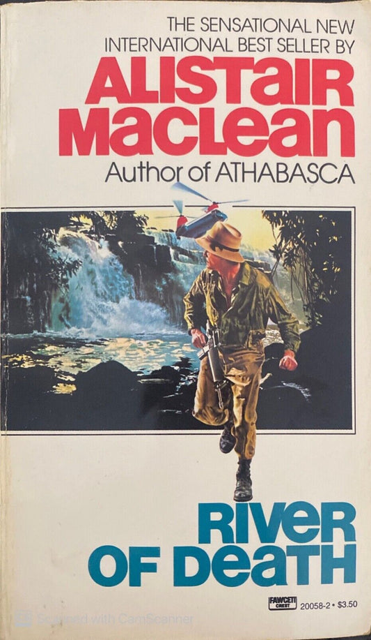 River of Death by Alistair MacLean 1983 Fawcett Crest Paperback