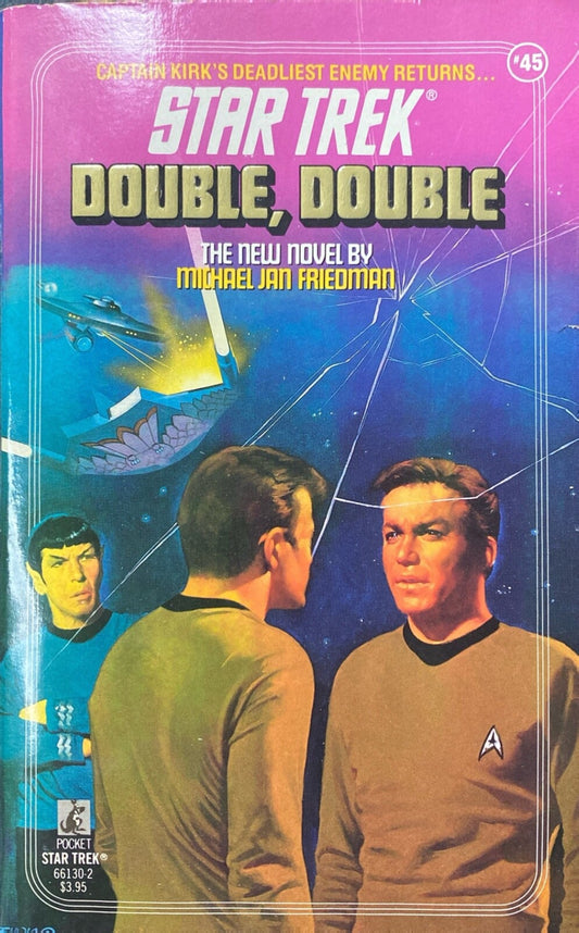 Star Trek #45: Double, Double by Michael Jan Friedman 1989 Pocket Paperback