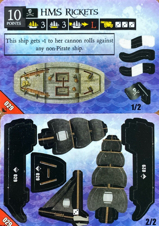 WizKids Pirates CSG at Ocean's Edge 029 HMS Rickets