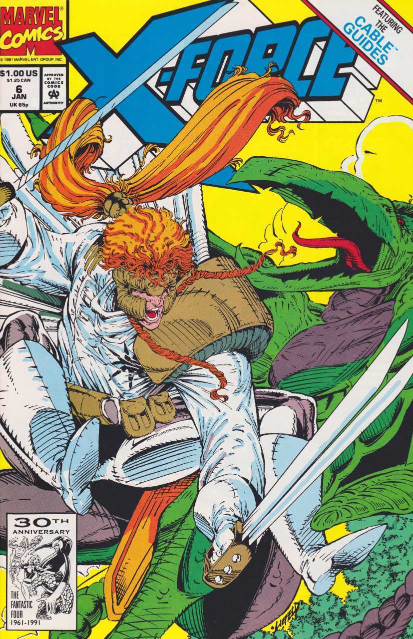 Marvel Comics X-Force #6 Modern Age 1992