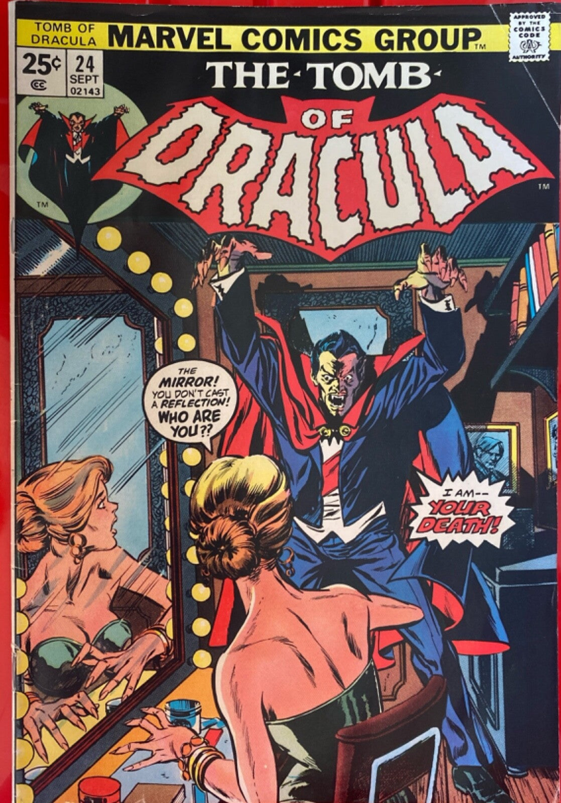 Marvel Comics Tomb of Dracula #24 Bronze Age 1974