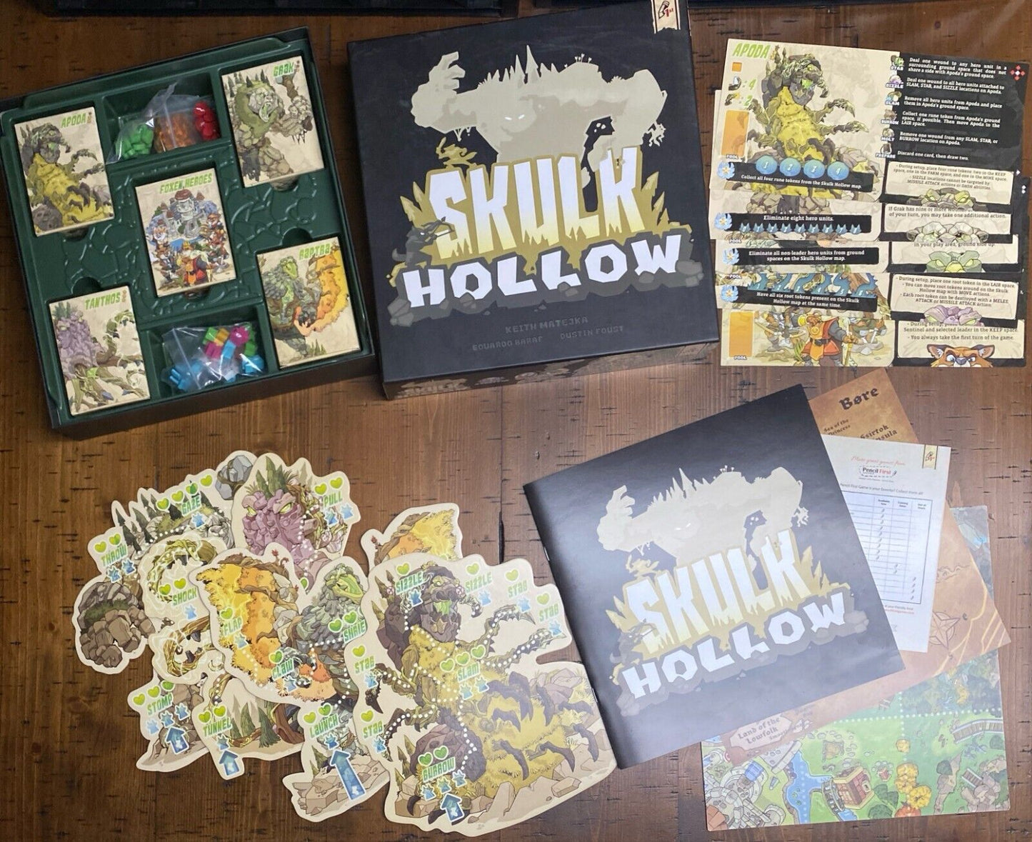 Skull Hollow Board Game 2020 Pencil First Games Complete