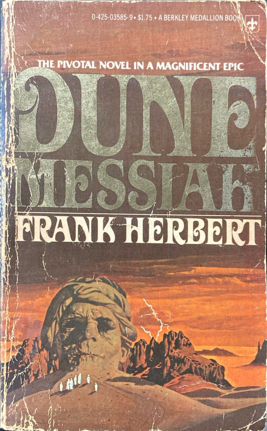Dune Messiah by Frank Herbert 1975 Berkley Medallion Paperback 23rd