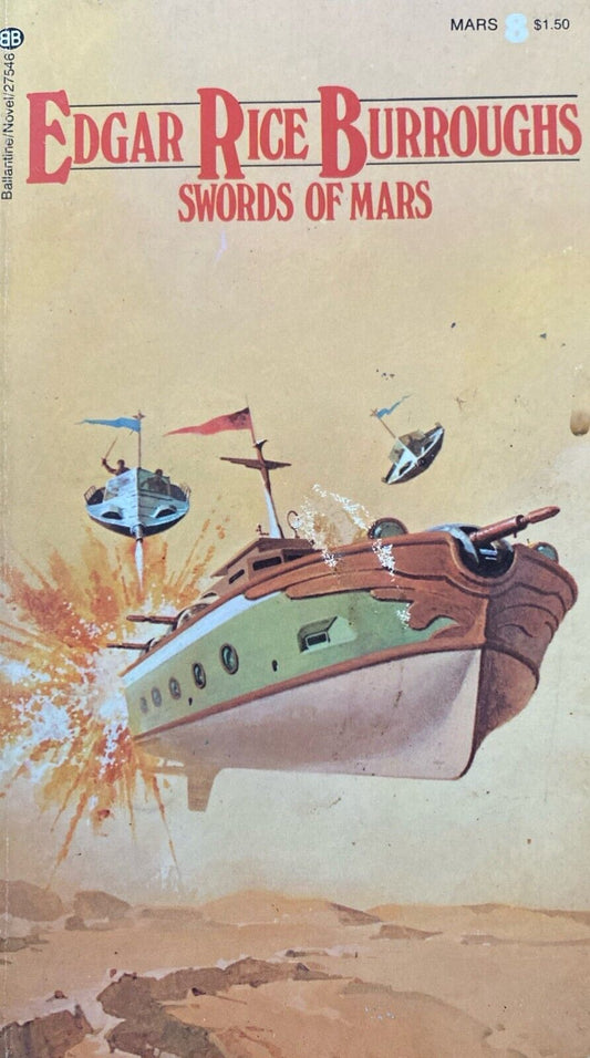 Swords of Mars by Edgar Rice Burroughs 1977 Ballantine Paperback