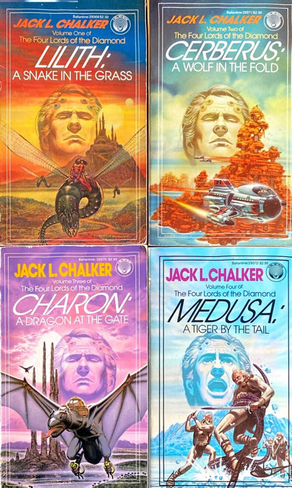 The Four Lords of the Diamond Quartet by Jack L. Chalker Del Rey Paperback