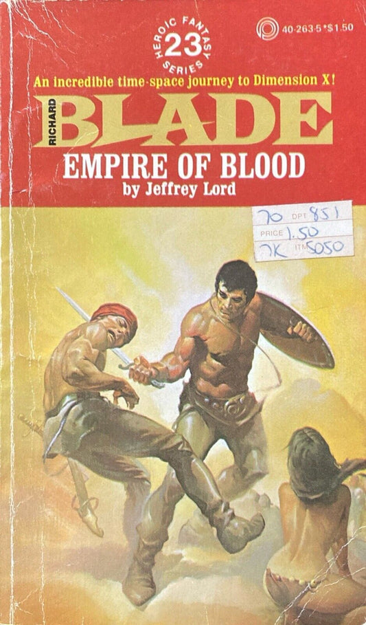 Richard Blade #23 Empire of Blood by Jeffrey Lord 1977 Pinnacle Paperback