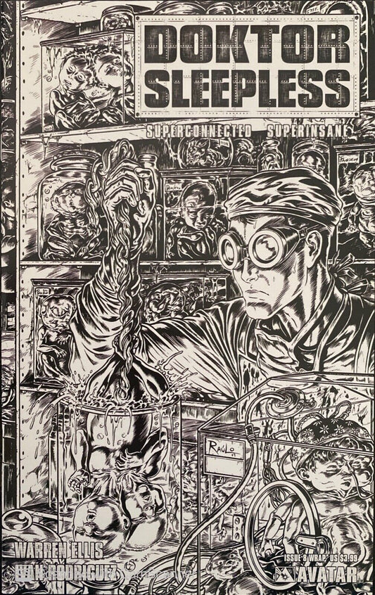 Avatar Press Doctor Sleepless #8 Modern Age 2008 Wrap Variant