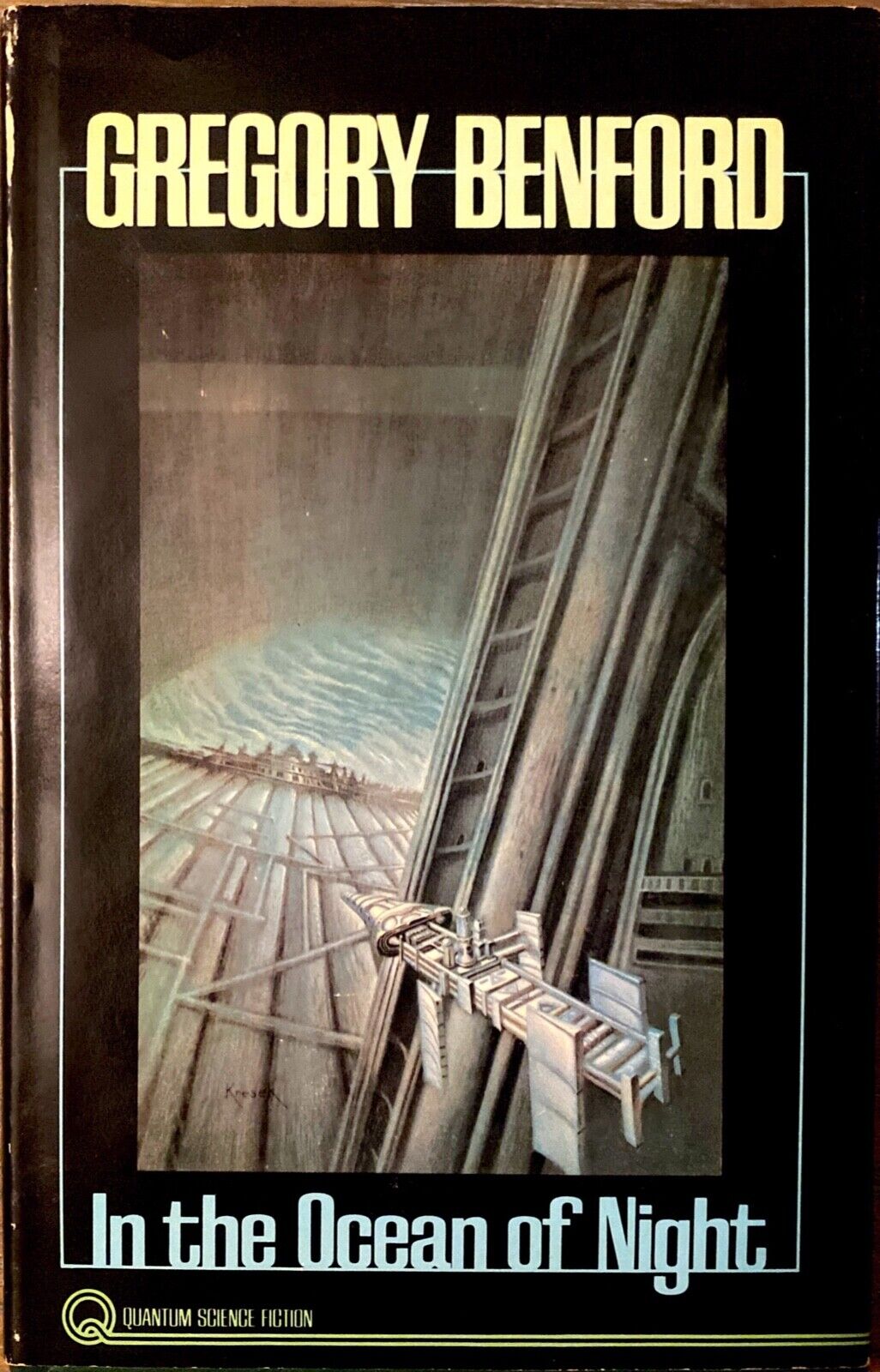 In the Ocean of Night  by Gregory Benford 1977 Quantum Hardcover BCE