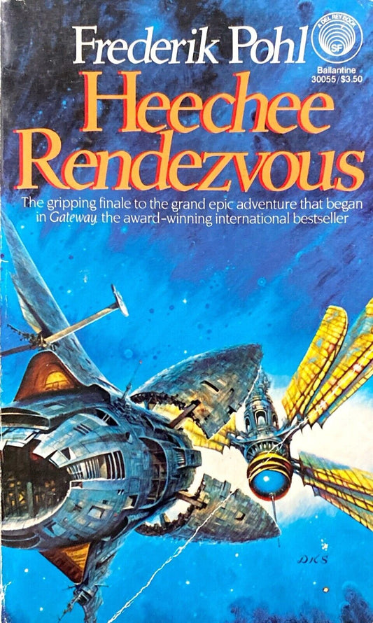 Heechee Rendezvous by Frederik Pohl 1985 Ballantine Del Rey Paperback