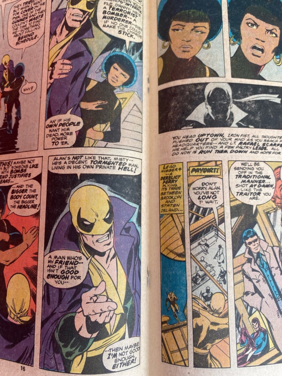 Marvel Comics Iron Fist #13 Bronze Age 1977