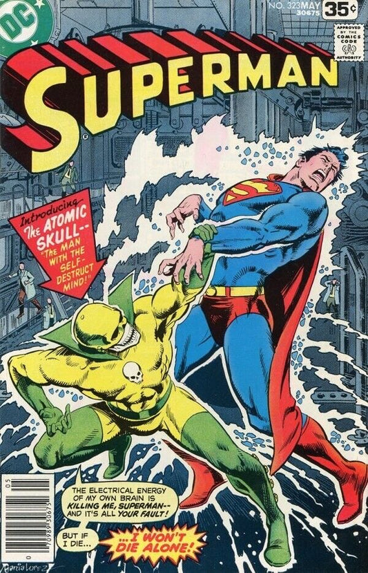 DC Comics Superman #323 Bronze Age 1978 First Atomic Skull