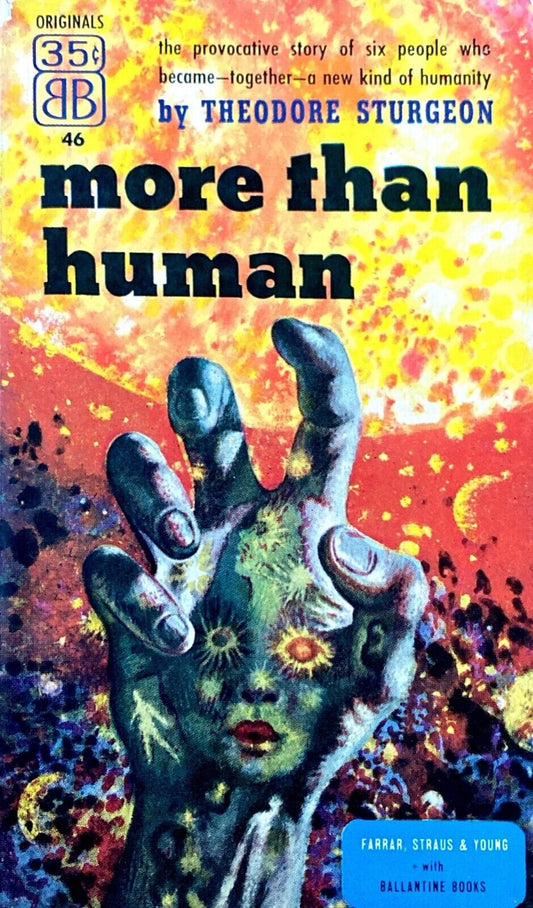More Than Human by Theodore Sturgeon 1953 Ballantine 46 Paperback First