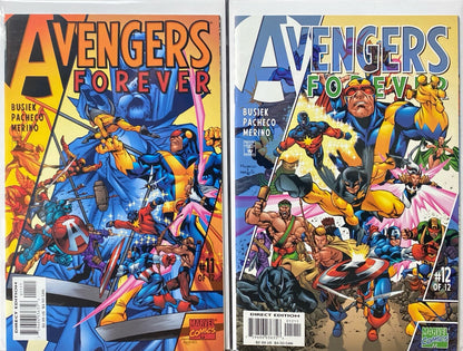 Marvel Comics Avengers Forever #1-12 Modern Age 1998 Complete Series