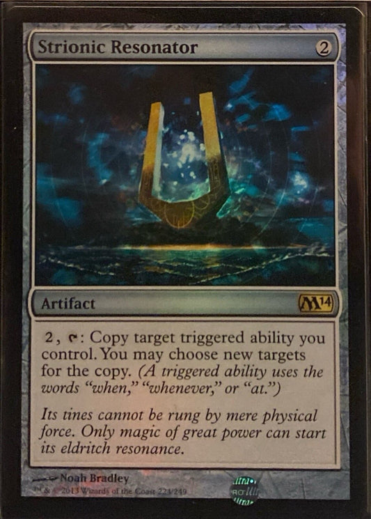 Magic the Gathering (MTG) Strionic Resonator Magic 2014 M14 Foil