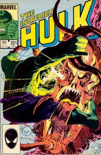 Marvel Comics Incredible Hulk #301 Copper Age 1984