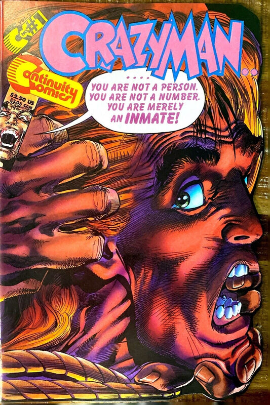 Continuity Comics Crazyman #1 Modern Age 1993 Neal Adams