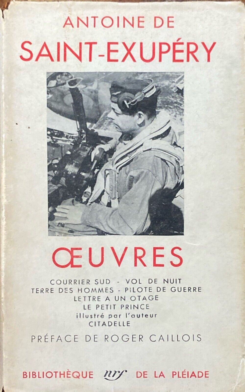 Antoine de Saint-Exupery Oeuvres 1953 Bibliotheque de la Pleiade Import