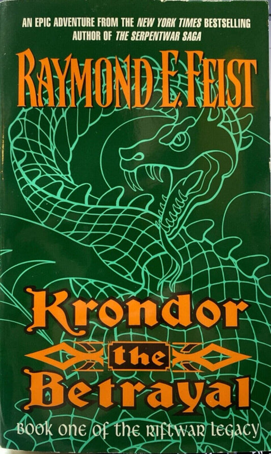 Krondor the Betrayal by Raymond E. Feist 1999 Harper Torch Paperback