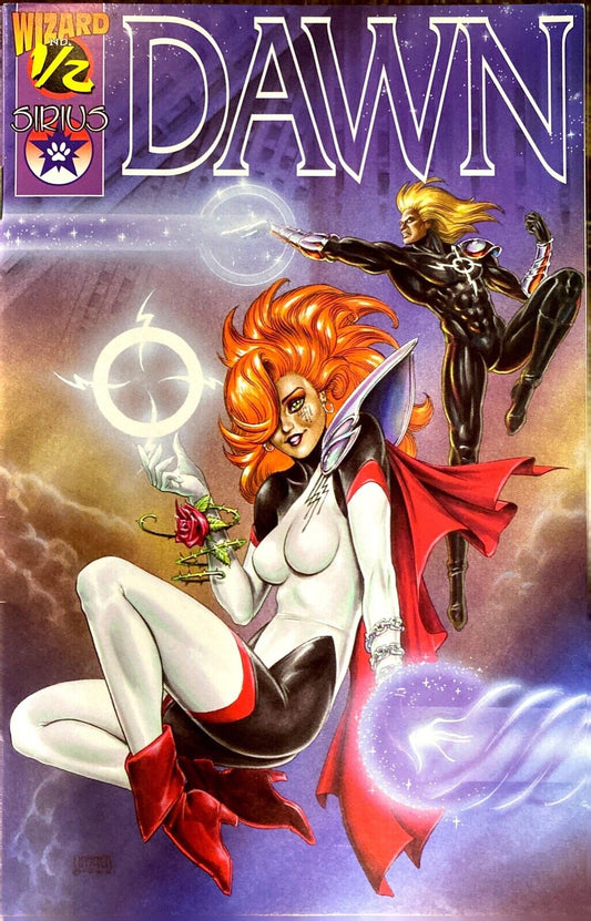 Wizard Sirius Comics Dawn #1/2 Modern Age 1996 with COA