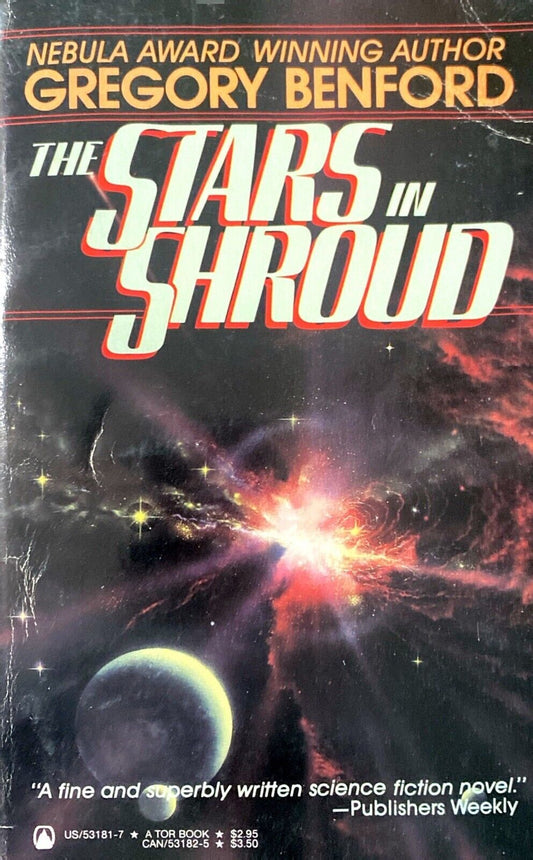 The Stars in Shroud by Gregory Benford 1984 Tor Paperback