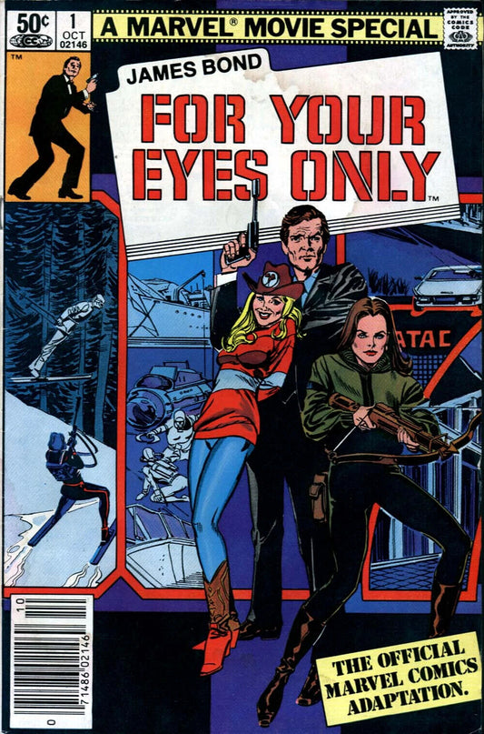 Marvel Comics James Bond For Your Eyes Only #1 Bronze Age 1981 Movie Adaptation
