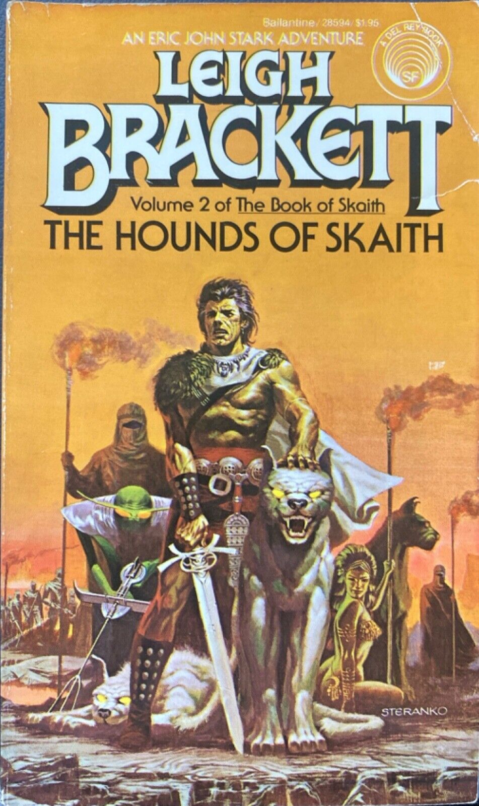 The Hounds of Skaith by Leigh Brackett 1974 Ballantine 24230 Paperback
