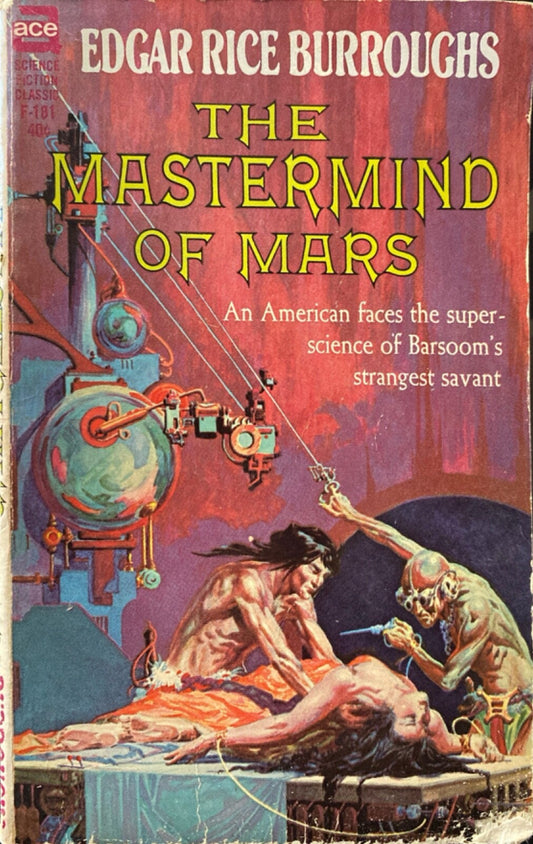 The Mastermind of Mars by Edgar Rice Burroughs Ace F-181 Paperback