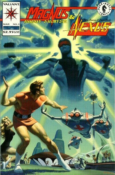 Valiant Comics Magnus Robot Fighter & Nexus #1 Modern Age 1993