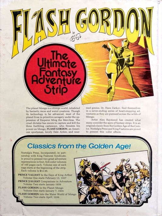 Flash Gordon in the Planet Mongo (Vol. 1) by Alex Raymond 1974 Hardcover