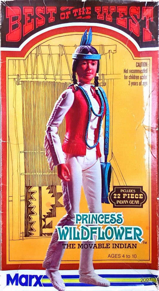 Best Of The West Princess Wildflower, The Movable Indian Figure, Incomplete 1974