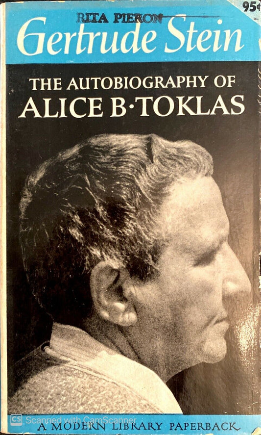 The Autobiography of Alice B. Toklas by Gertrude Stein 1933 Paperback