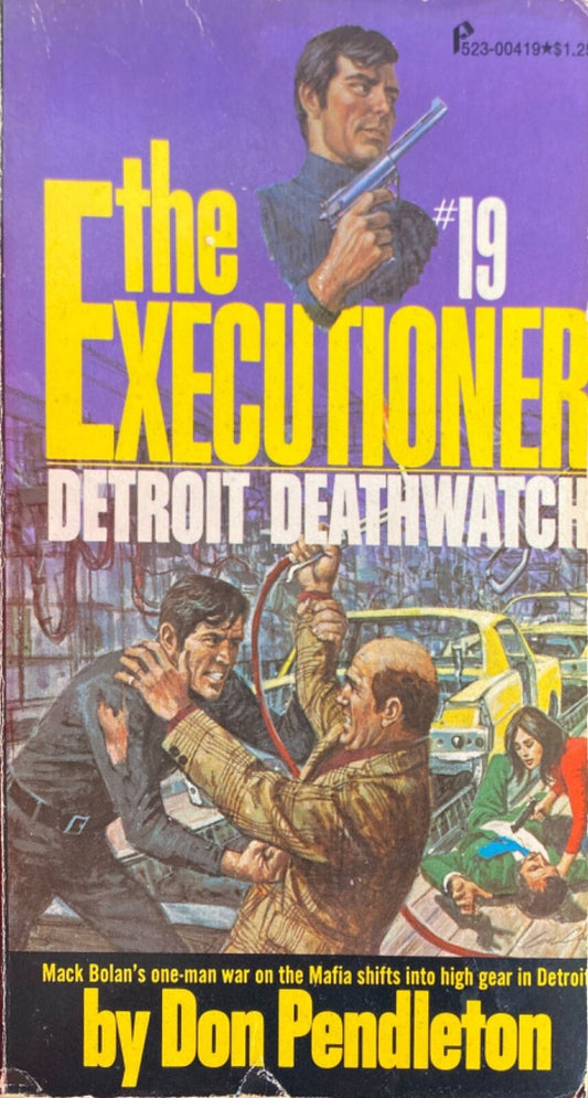 Detroit Deathwatch by Don Pendleton 1976 Pinnacle Paperback Executioner #19