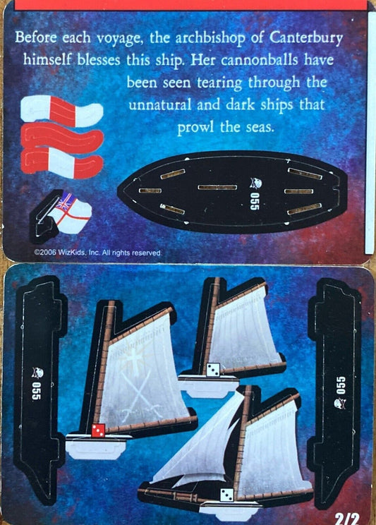 WizKids Pirates CSG of Davy Jones' Curse 055 HMS Henry VIII