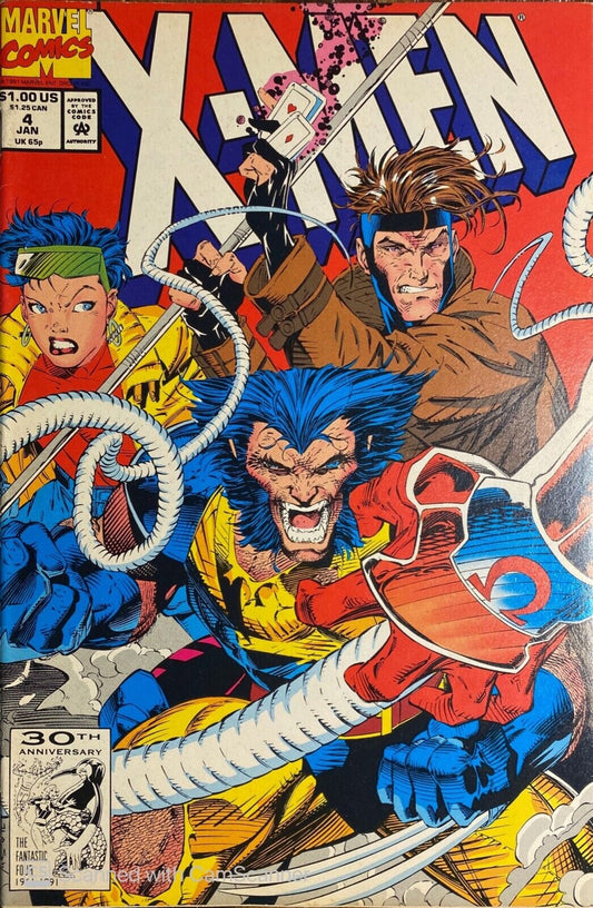 Marvel Comics X-Men #4 Copper Age 1991 First Omega Red