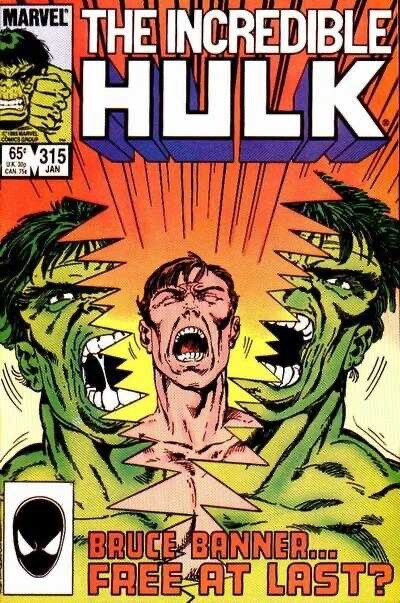 Marvel Comics Incredible Hulk #315 Copper Age 1986
