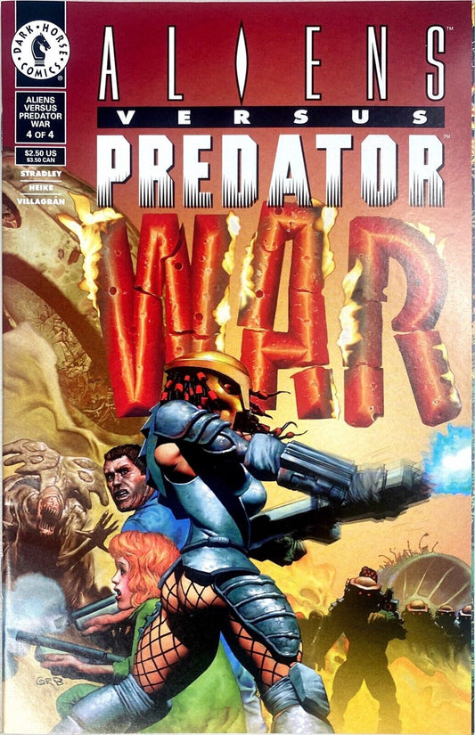 Dark Horse Comics Aliens Versus Predator: War #4 Modern Age 1995