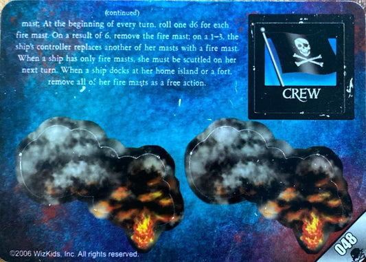 Pirates CSG of Davy Jones' Curse 048 Firepot Specialist (Pirate) Unpunched