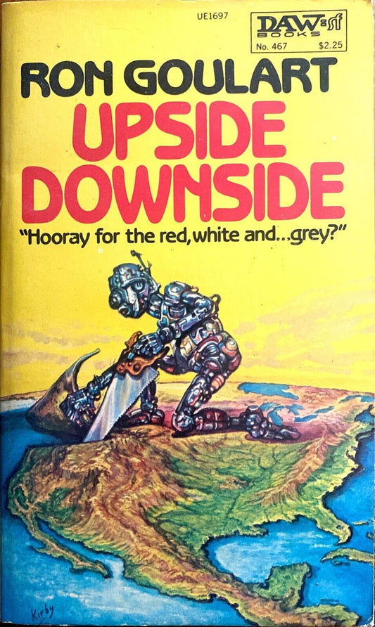 Upside Downside by Ron Goulart 1982 Daw UE1697 Paperback