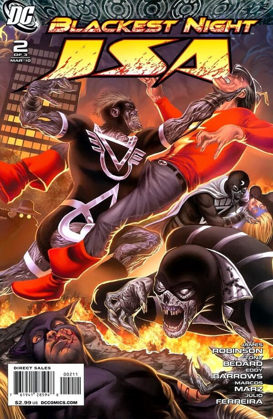 DC Comics Blackest Night: JSA #2 Modern Age 2010