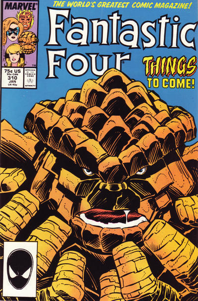 Marvel Comics Fantastic Four #310 Copper Age 1988