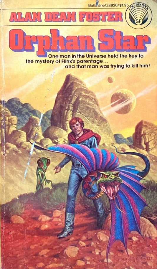 Orphan Star by Alan Dean Foster 1977 Ballantine Del Rey Paperback First Canadian