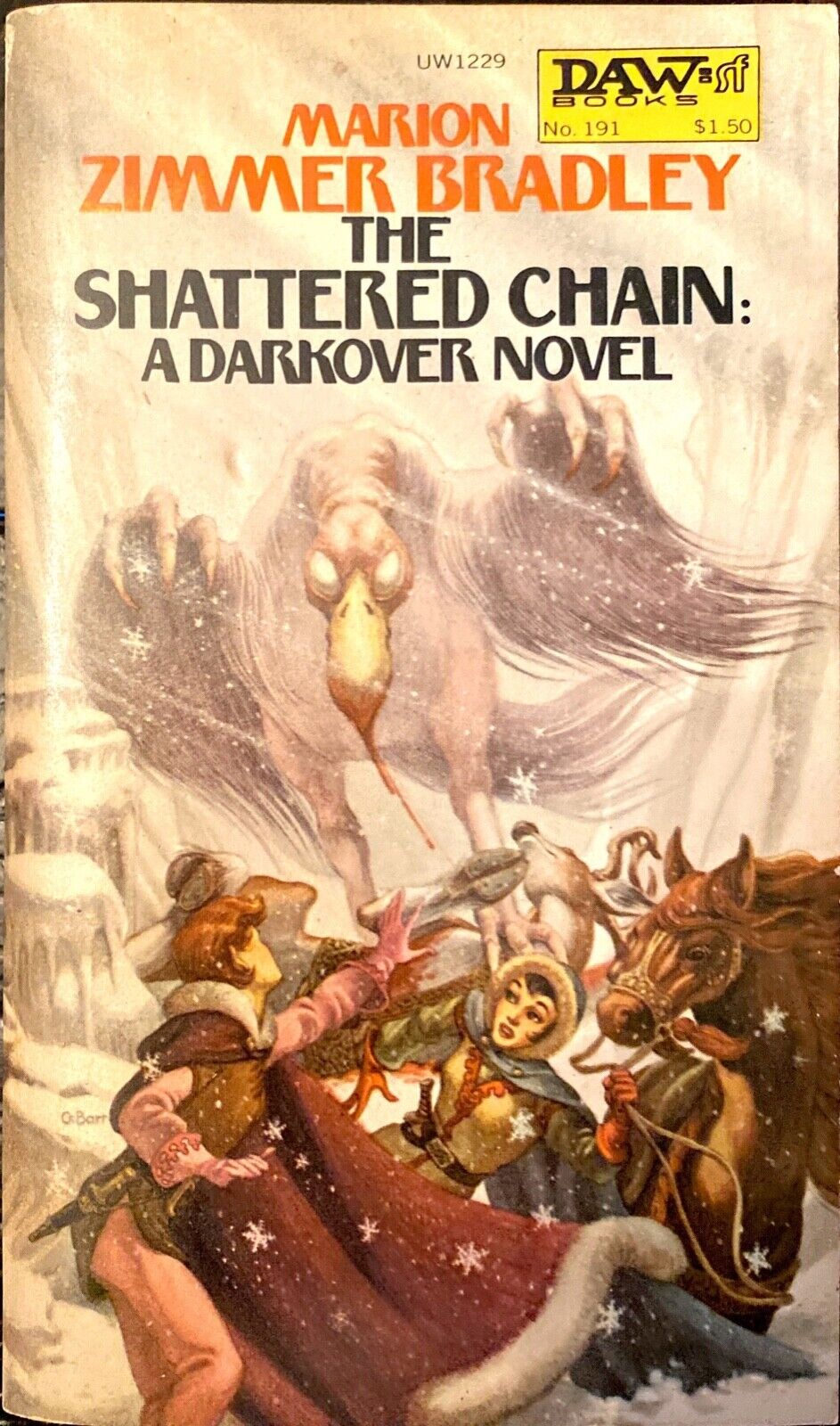 The Shattered Chain by Marion Zimmer Bradley 1975 Daw UW1229 Paperback