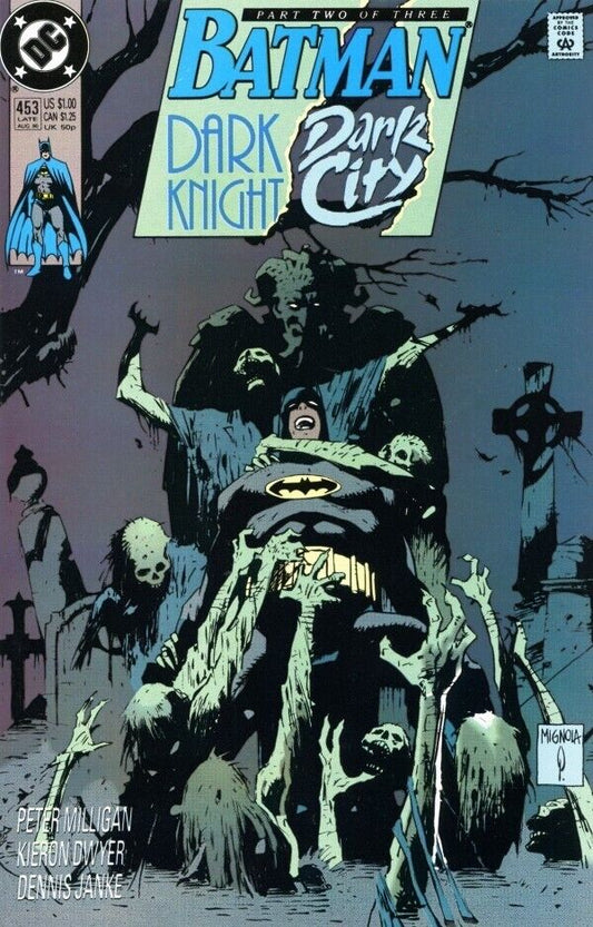 DC Comics Batman #453 Copper Age 1990 Mignola