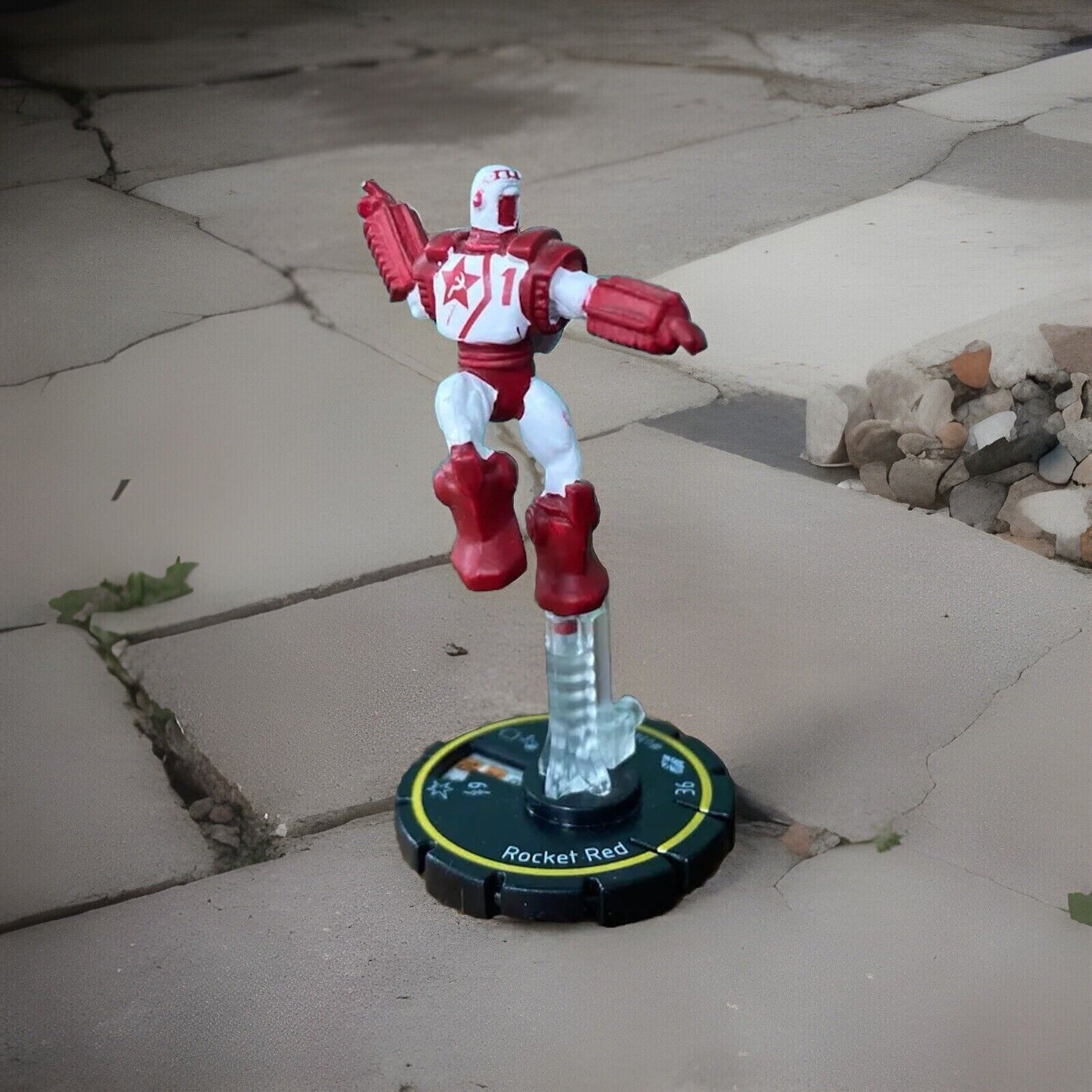 Heroclix DC Unleashed #034 Rocket Red Rookie Yellow