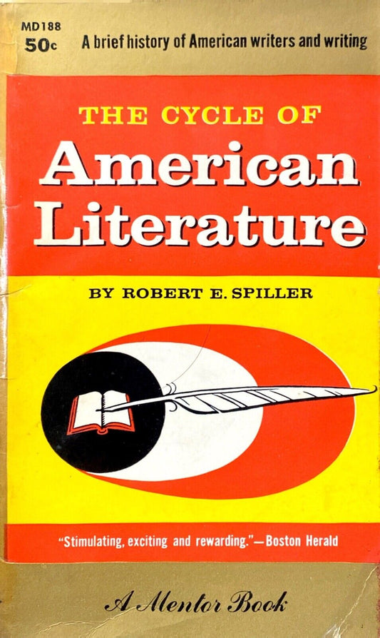 The Cycle of American Literature by Robert E. Spiller 1957 Mentor MD18 Paperback