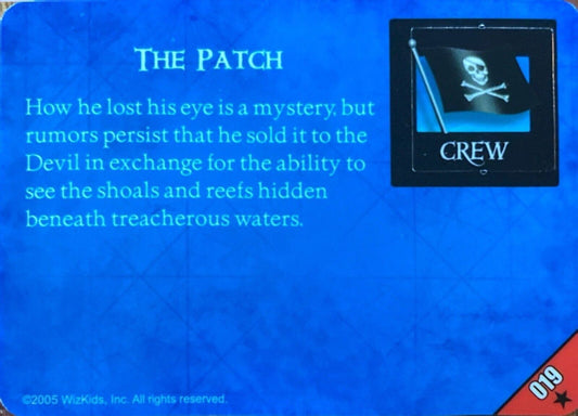 WizKids Pirates CSG of the Revolution 019 The Patch Unpunched