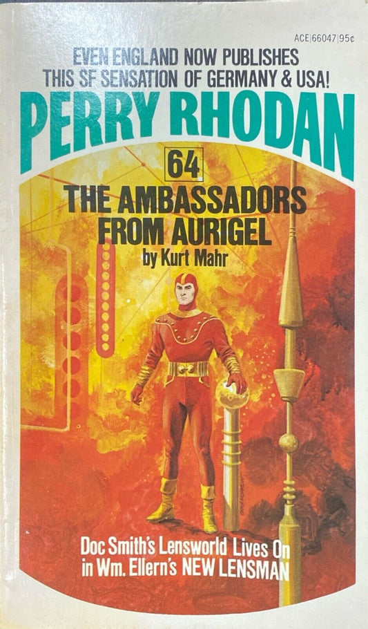 Perry Rhodan 64: The Ambassadors From Aurigel by Kurt Mahr 1975 Ace Paperback